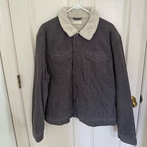 Men’s All Saints grey corduroy jacket. In great condition. Only worn a few times
